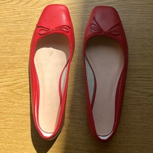 J.Crew Quinn Square Toe Ballet Flats